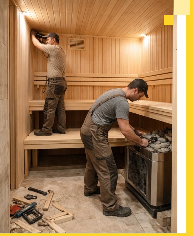 Купить сауну под ключ в Воркуте с монтажом и гарантией