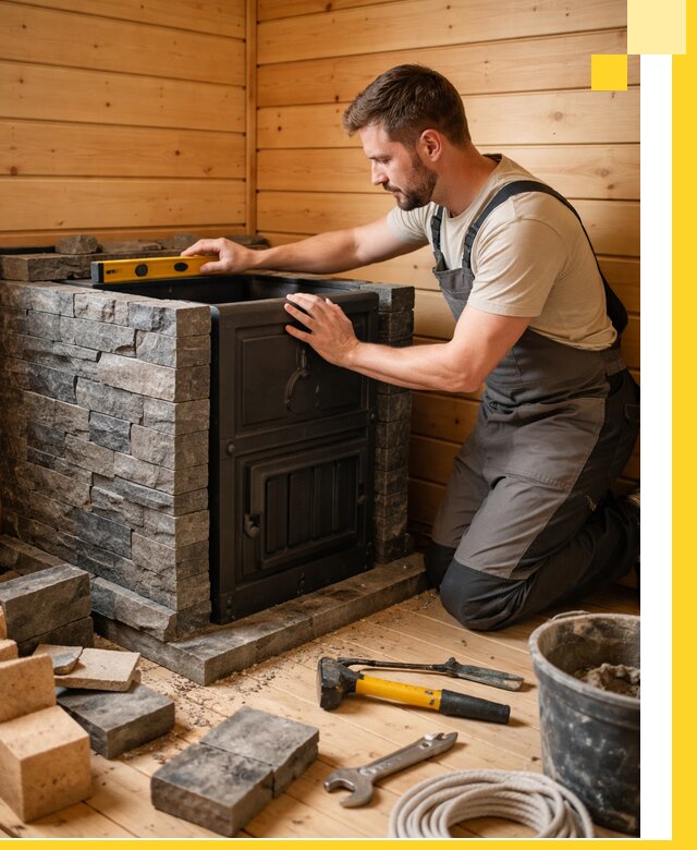 Производство и установка печей для саун под ключ в Воркуте