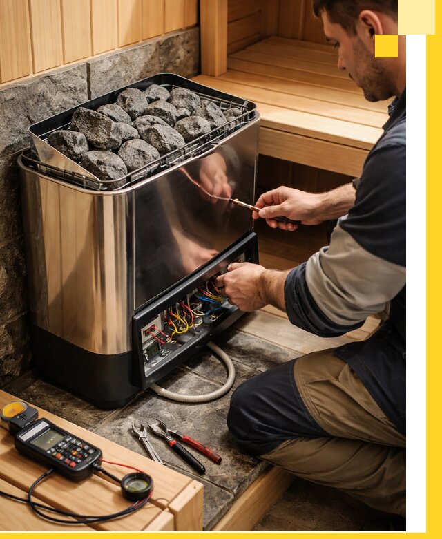 Продажа и установка электрокаменок для саун в Воркуте