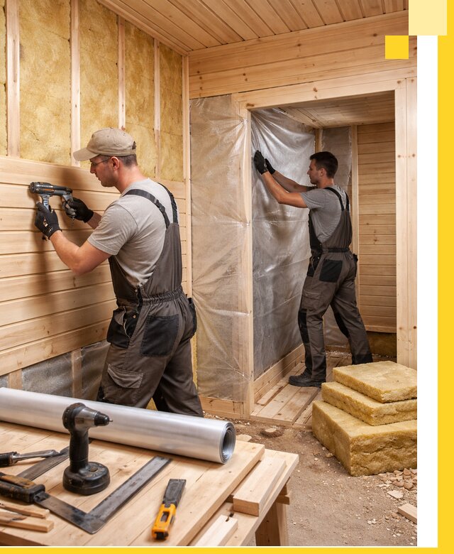 Бани под ключ в Воркуте с проектом и полным монтажом