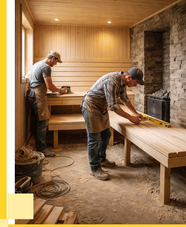 Отделка бани в Воркуте: внутренняя отделка от 3084 р. | ЭриданВрк