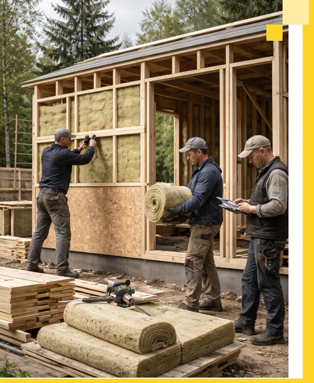 Проектирование и строительство каркасных бань в Воркуте под ключ