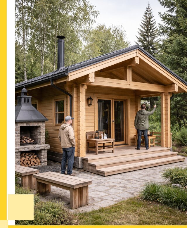 Деревянные бани под ключ в Воркуте от 462645 р. | ЭриданВрк