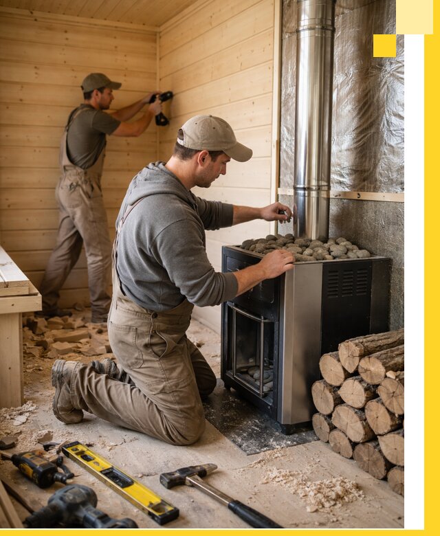 Строительство деревянных бань под ключ в Воркуте проекты и монтаж