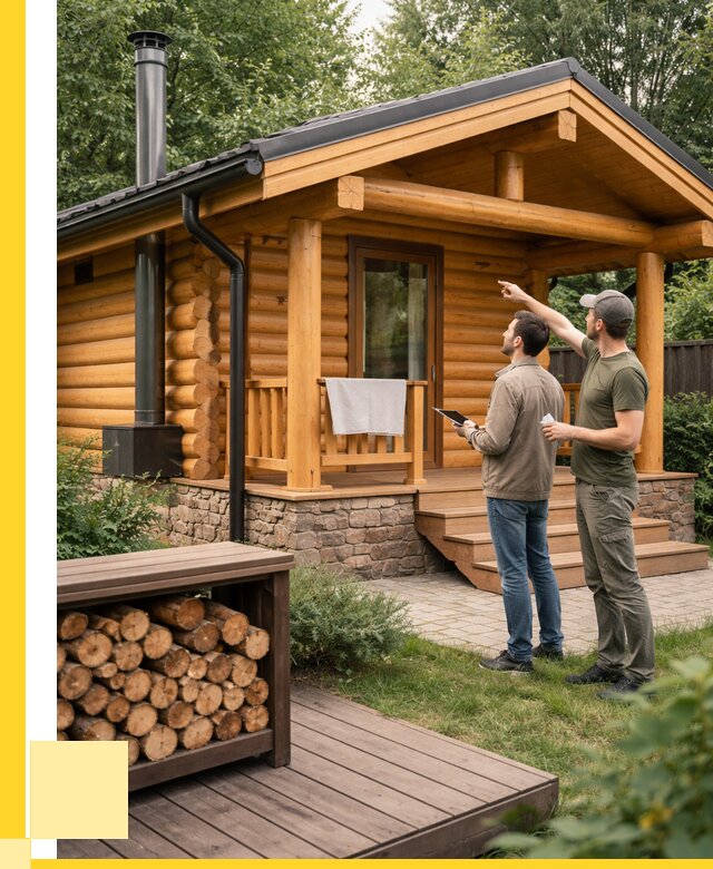 Бани для дачи под ключ в Воркуте от 257025 р. | ЭриданВрк