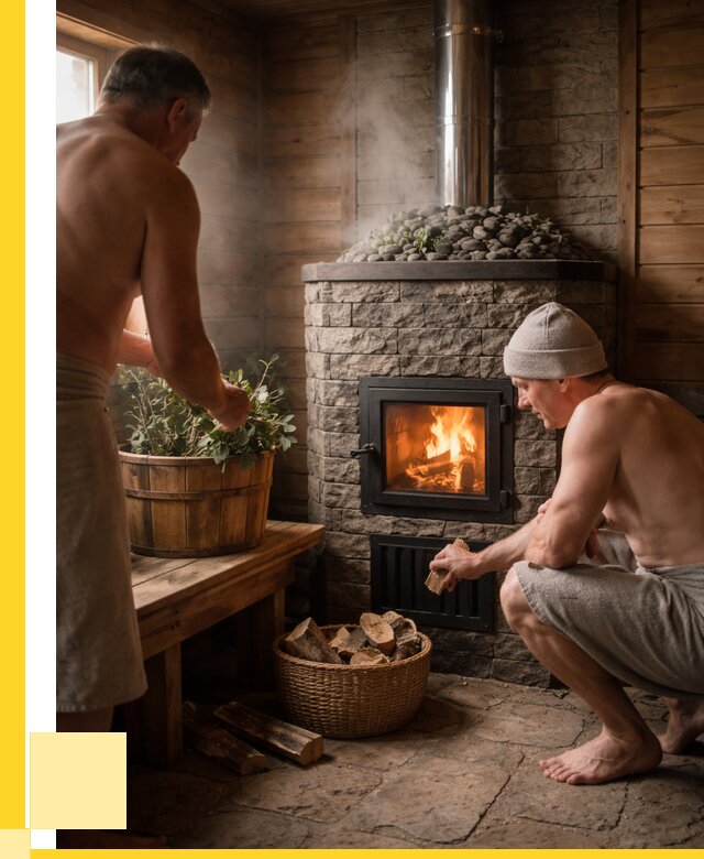 Банные печи под ключ в Воркуте от 46265 р. | ЭриданВрк кирпичная