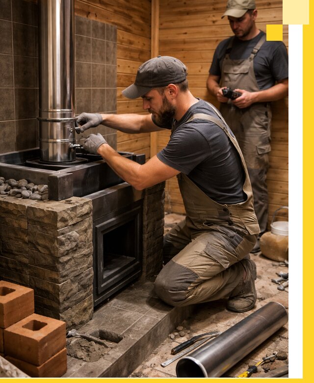 Изготовление и установка банных печей под ключ в Воркуте