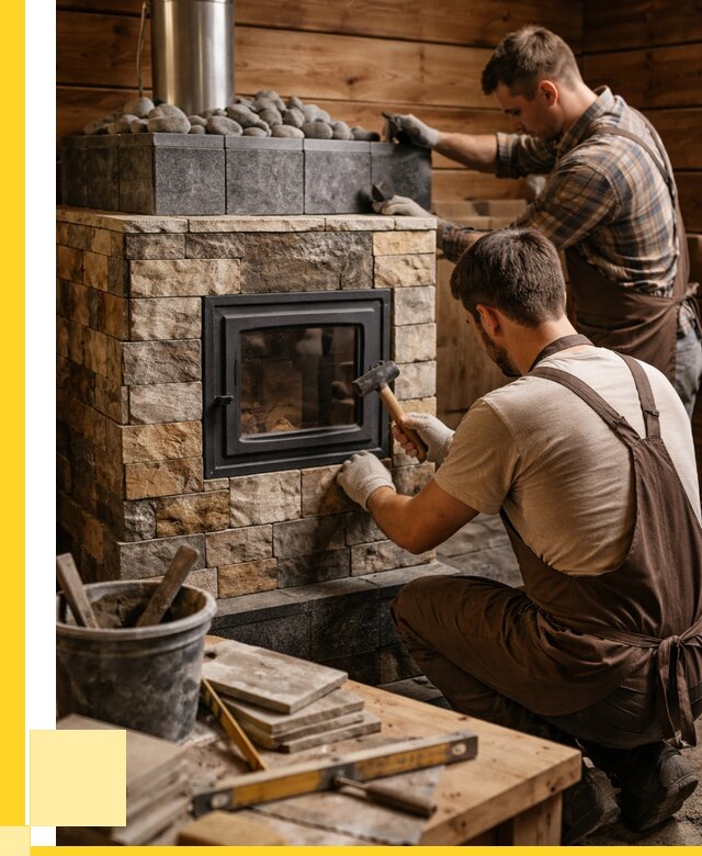 Облицовка банной печи в Воркуте от 15422 р. | ЭриданВрк