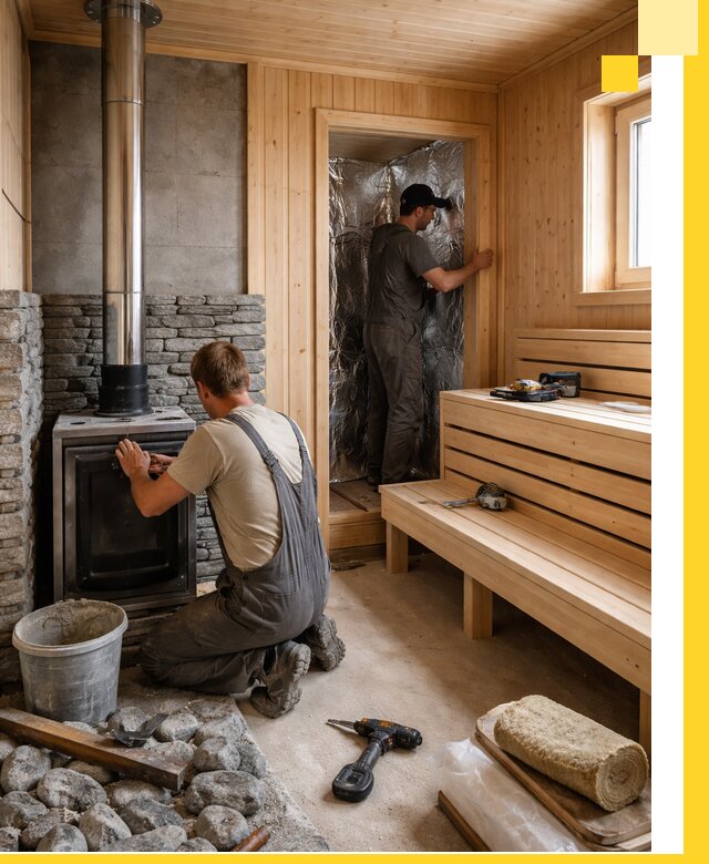 Строительство и изготовление бань под ключ в Воркуте