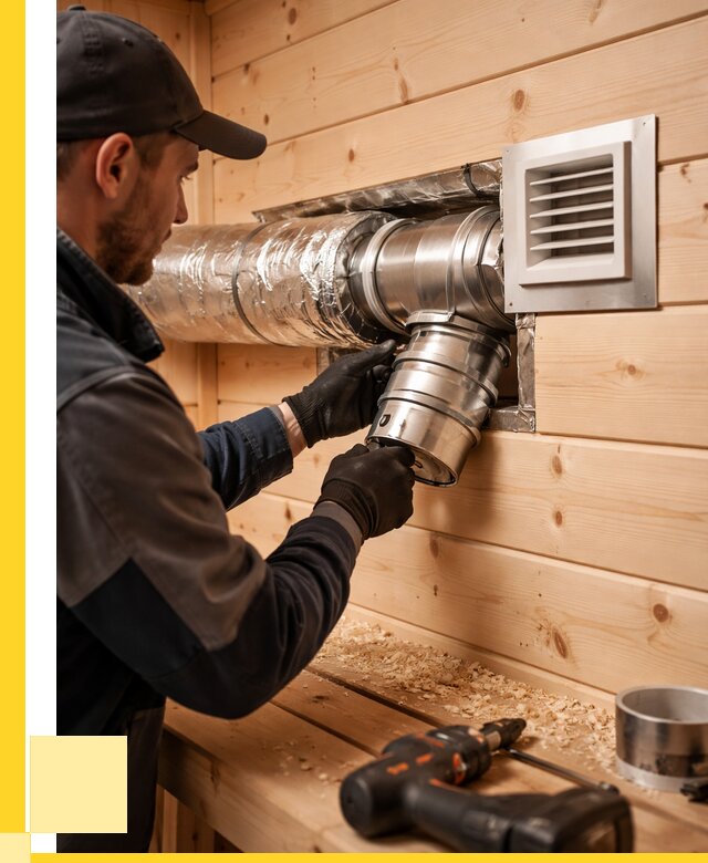 Монтаж вентиляции бани в Воркуте от 12337 р. | ЭриданВрк