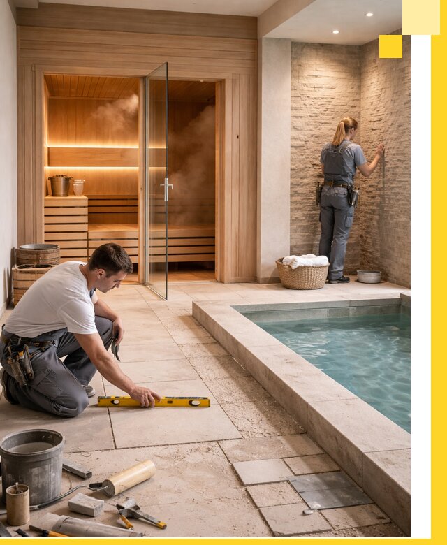 Комплексный дизайн и отделка интерьеров SPA под ключ в Воркуте